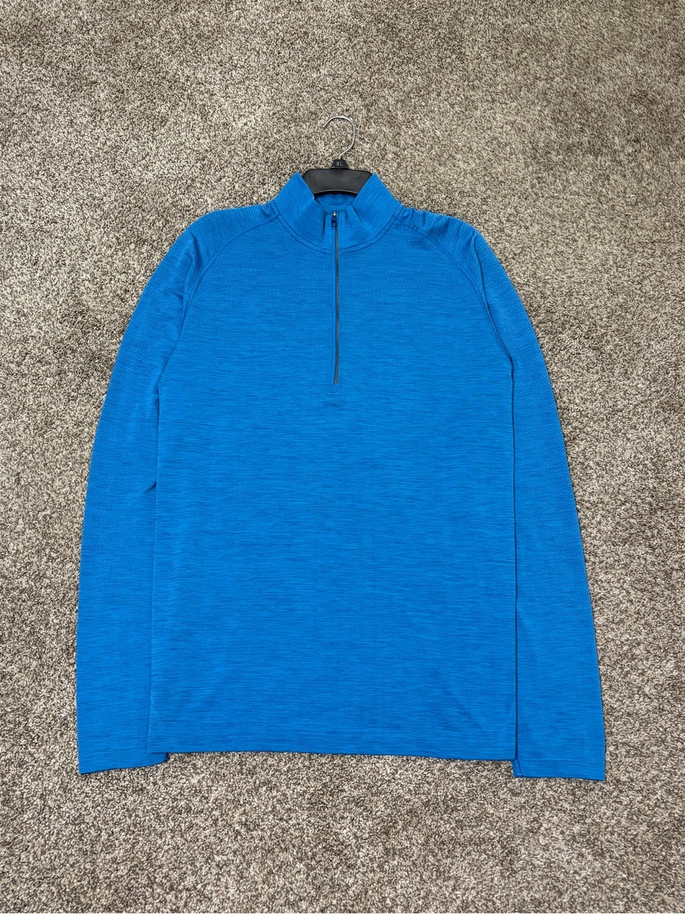 Lululemon Metal Vent Tech 1/4 Zip Pullover Long Sleeve Blue Men’s Size XL EUC